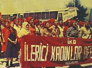 İlerici Kadınlar Derneği'nin bir etkinliği