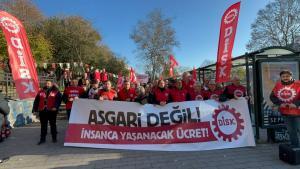 DİSK'in asgari ücret mitingi (Resim kaynağı: www.disk.org.tr)